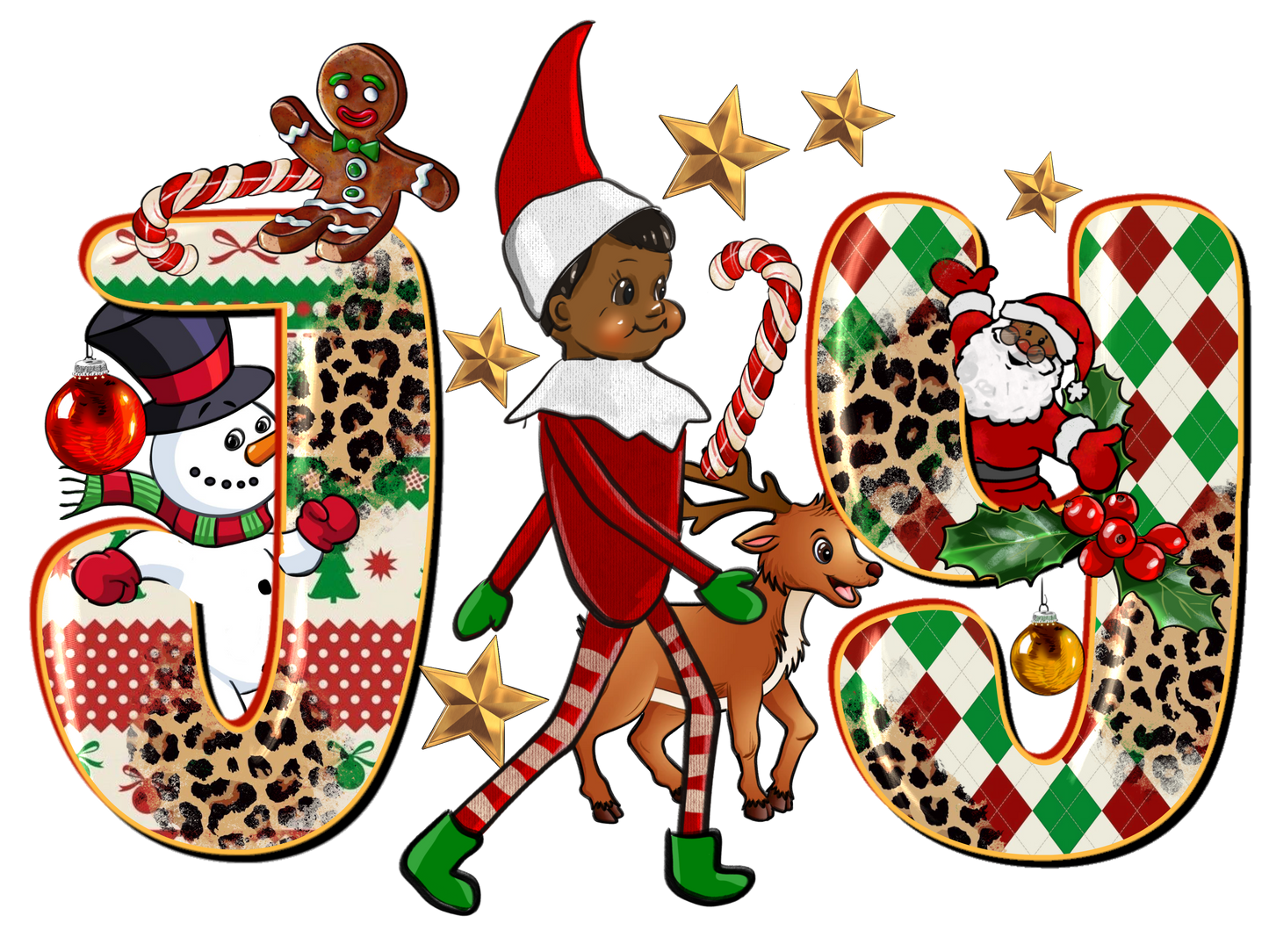 Kids Christmas HTV transfers