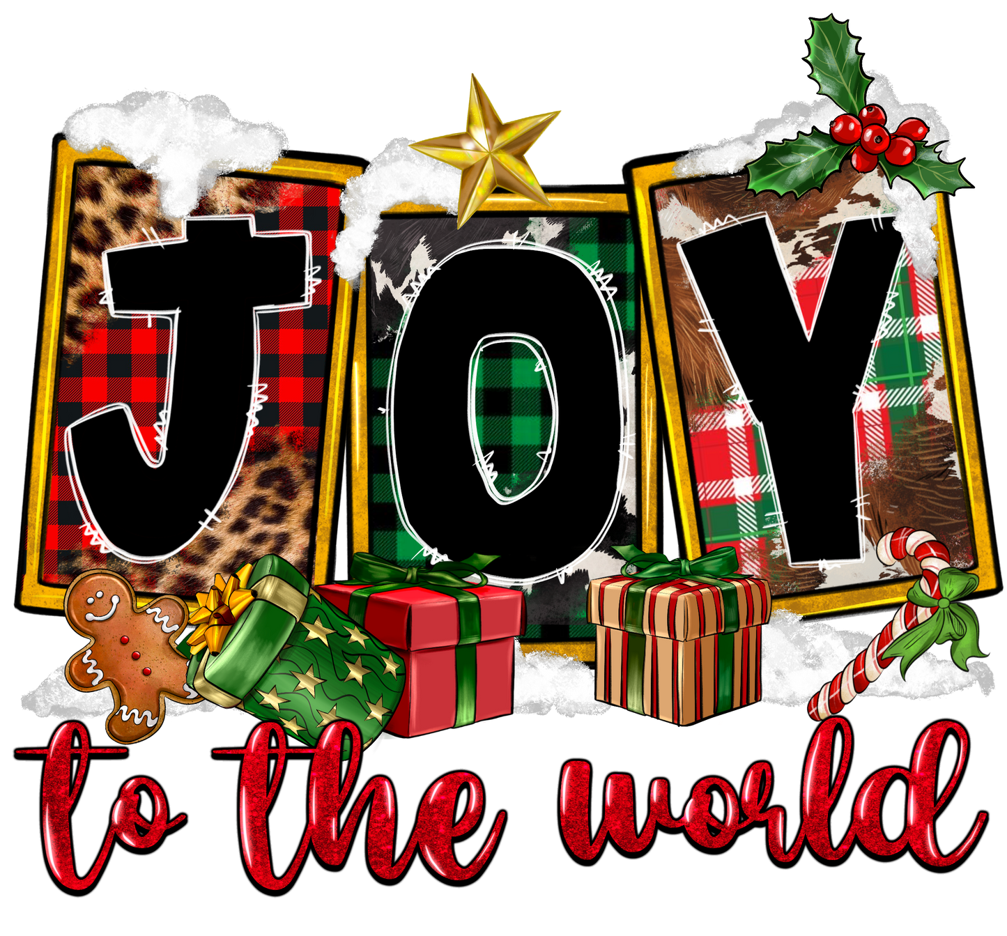 Christmas HTV transfers