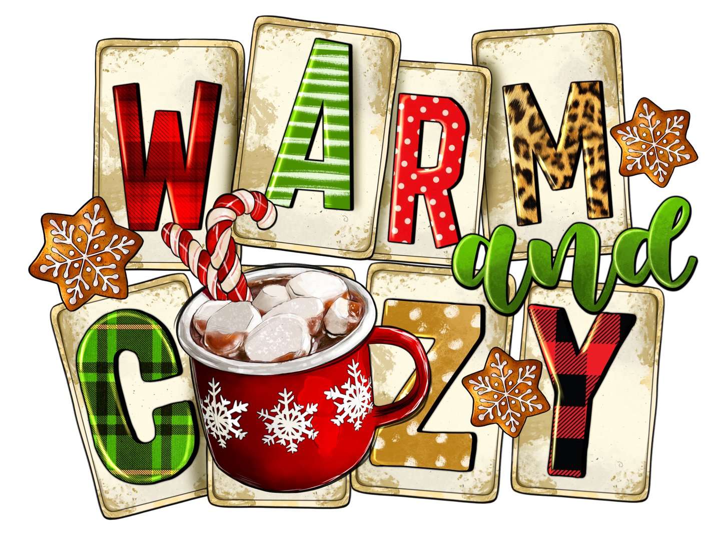 Christmas HTV transfers