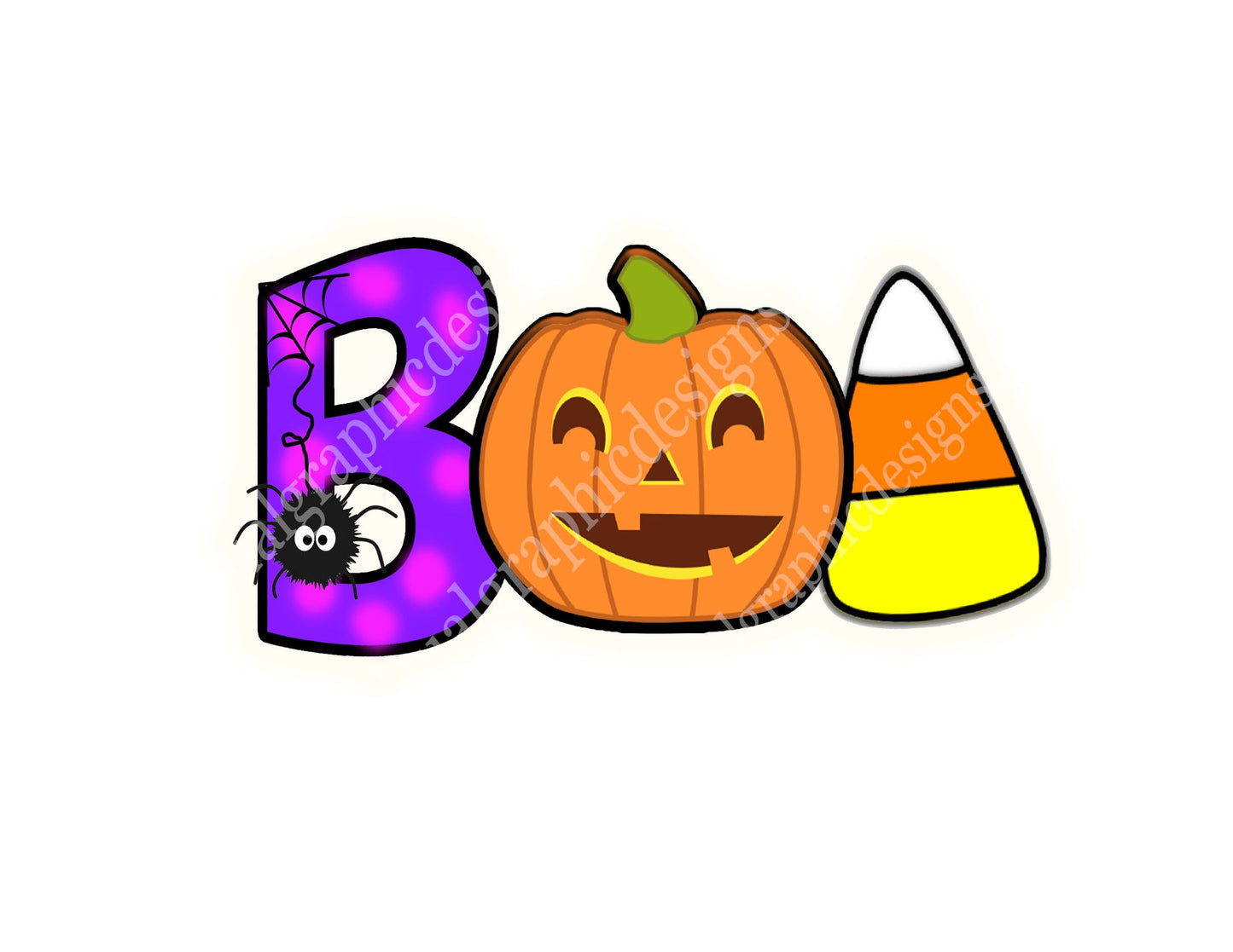 Halloween Boo Template