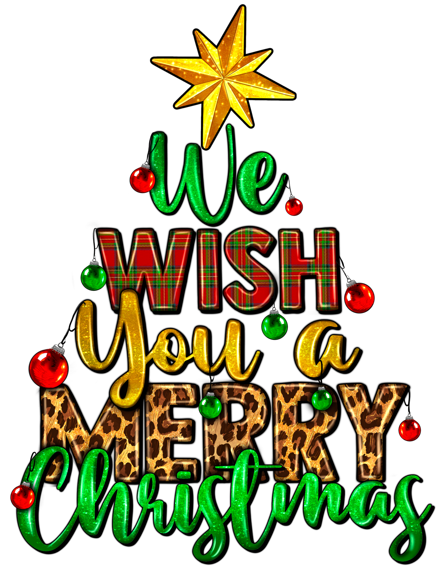 Christmas HTV transfers