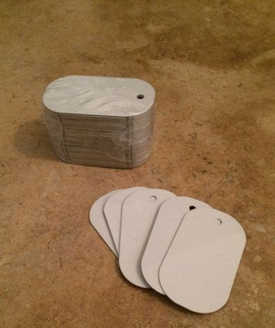 Double Sided Dog tags (sublimation blank)