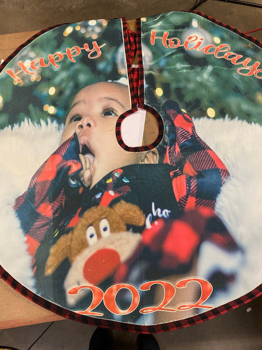 Sublimation Tree Skirt