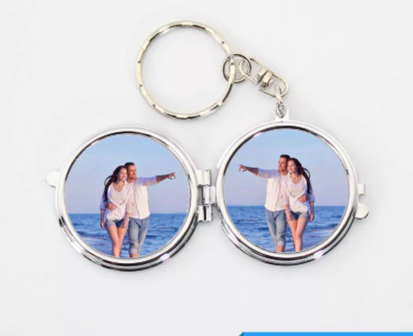 Mirror Double Sided Keychains Blank