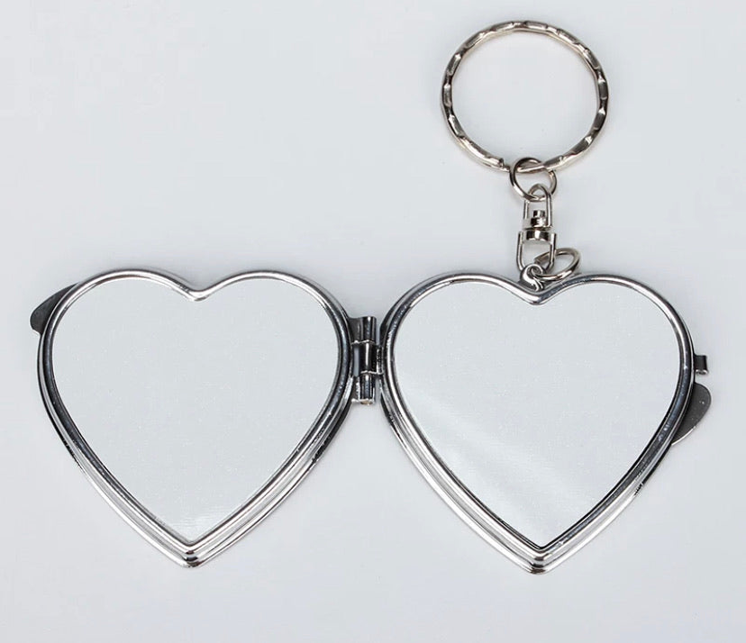 Mirror Double Sided Keychains Blank